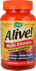Витаминно-минеральные комплексы NATURE'S WAY Мультивитаминные жевательные конфеты для взрослых 90 жевательных конфет