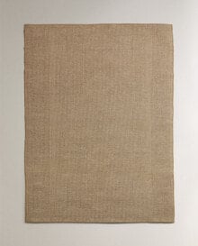 Printed jute rug