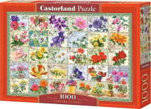 Детские развивающие пазлы castorland Puzzle Vintage Floral 1000 elementów