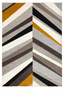 Tapis Lisboa 27237655 Chevrons Gris