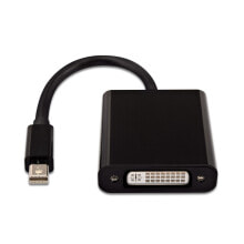 Компьютерные разъемы и переходники V7 CBL-MD1BLK-5E видео кабель адаптер Mini DisplayPort DVI Черный