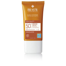 Средства для загара и защиты от солнца rilastil Sun System Velvet Cream Spf 50+ Бархатистый солнцезащитный крем для чувствительной, нормальной и сухой кожи 50 мл