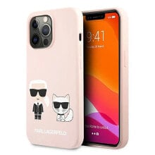 KARL LAGERFELD Klhcp13Lsskci iPhone 13 Pro13 6.1 Silicone Karl&Choupette phone case