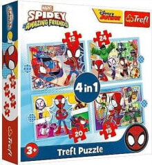 Trefl Puzzle 4w1 Ekipa Spidey'a TREFL