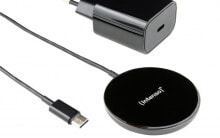 Intenso MB1 - Indoor - USB - 12 V - Wireless charging - Black