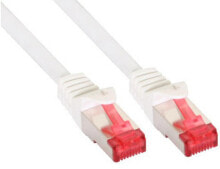 Кабели и разъемы для аудио- и видеотехники inLine 0.25m Cat6 RJ-45 m/m сетевой кабель 0,25 m SF/UTP (S-FTP) Белый 76922W