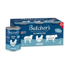 BUTCHER´S Original junior mega pack mix 6x400g wet dog food