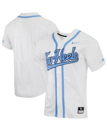 Men's White North Carolina Tar Heels Replica Full-Button Baseball Jersey