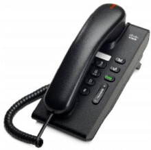 Системные телефоны cisco 6901 IP-телефон Древесный уголь Проводная телефонная трубка CP-6901-C-K9