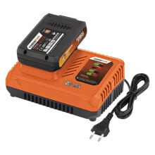 Аккумуляторы и зарядные устройства для электроинструмента batteriepack + 20V Dual Power POWDP9063 Ladegert - 4 Ah schnelles Ladegert, 20 V 3 Ah Akku