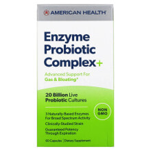 Пребиотики и пробиотики American Health, Enzyme Probiotic Complex +, 30 капсул