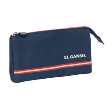 Triple Carry-all El Ganso Classic Navy Blue 22 x 12 x 3 cm