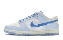 【定制球鞋】 Nike Dunk Low BIGNIU 鲨鱼气泡水 夏日 清新 简约 手绘喷绘 低帮 板鞋 GS 白蓝 / Кроссовки Nike Dunk Low DH9765-102