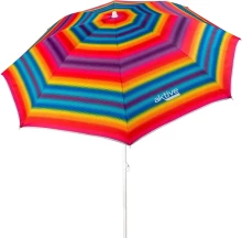 AKTIVE Beach Windproof Umbrella UV50 Protection 180 cm