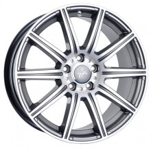 Колесный диск литой Keskin KT16 Dynamic palladium front polish 8.5x19 ET45 - LK5/112 ML66.6