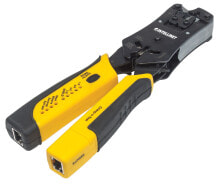 Товары для строительства и ремонта intellinet 780124 обжимной инструмент для кабеля Черный, Желтый