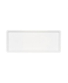 Novelty manufacturing Countryside Plastic Flower Box Tray, White, 18