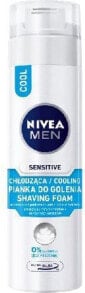 Nivea Men Sensitive Cool Shaving Foam  Охлаждающая пена для бритья для чувствительной кожи 200 мл