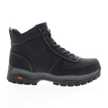 Купить черные мужские ботинки Lugz: Lugz Diablo Mid MDIABMD-0807 Mens Black Leather Lace Up Casual Dress Boots