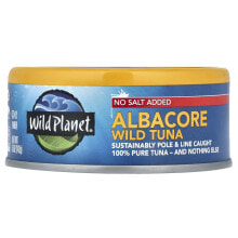 Albacore Wild Tuna, No Salt Added, 5 oz (142 g)