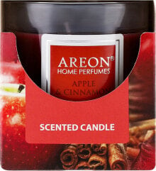 Duftkerze im Glas Apfel und Zimt - Areon Home Perfumes Apple & Cinnamon Scented Candle