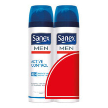Spray Deodorant Men Active Control Sanex Men Active Control H (2 pcs) 200 ml