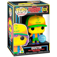 FUNKO POP Stranger Things Dustin In Beef Black Light Exclusive Figure