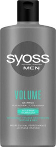 Syoss Men Volume Shampoo Мужской шампунь, придающий объем нормальным и тонким волосам 440 мл