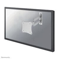 Neomounts tv/monitor wall mount - 75 x 75 mm - 100 x 100 mm - 0 - 140° - 0 - 180° - Aluminium - Silver