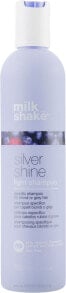 Shampoo für blondes und graues Haar mit Bio-Blaubeerextrakt und Milchproteinen - Milk Shake Silver Shine Light Shampoo