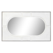 Wall mirror DKD Home Decor White Mango wood Rhombus Modern (154 x 4 x 94 cm)