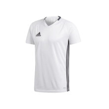 Мужские спортивные футболки мужская футболка спортивная  белая с логотипом для бега Adidas Condivo 16