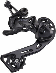 microSHIFT ADVENT Rear Derailleur - 9 Speed, Medium Cage, Black, With Clutch