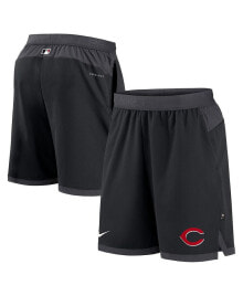 Nike men's Black Cincinnati Reds Authentic Collection Flex Vent Performance Shorts