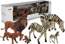 Educational play sets and action figures for children