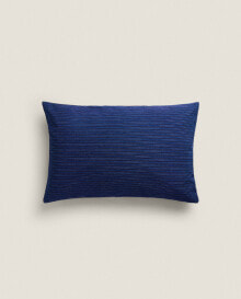 Horizontal stripe cushion cover