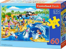 Детские развивающие пазлы castorland Puzzle Dolphinarium 60 elementów (287339)
