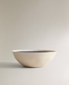 Small stoneware bowl with rim