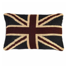 Jaquard Union Jack-Kissenbezug