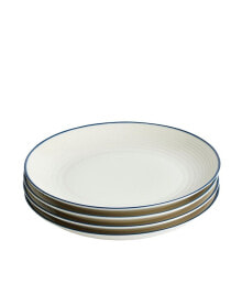 Royal Doulton maze Denim Line Plate, Set of 4