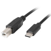 LANBERG CA-USBA-13CC-0030-BK USB-C To USB-B Cable 3 m