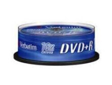 Купить диски и кассеты Verbatim: DVD диски Verbatim DataLife DATALIFEPLUS DVD+R 16x - 4,7 ГБ 120 минут - 25 штук - Компьютерная техника Verbatim