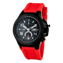 Мужские наручные часы с ремешком Мужские наручные часы с красным силиконовым ремешком Bobroff BF1002M14 ( 42 mm)