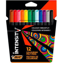 Фломастеры для рисования для детей bIC Case 12 Intensity Markers