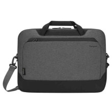 Мужские сумки для ноутбуков Мужская сумка для ноутбука текстильная серая 39.6 см  Targus CypressEco 15,6"