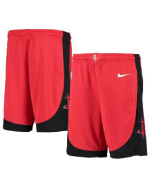 Nike big Boys Red Houston Rockets 2020/21 Swingman Shorts - Icon Edition