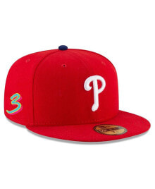 Купить мужские головные уборы New Era: Men's Bryce Harper Red Philadelphia Phillies 2024 Player’s Weekend 59FIFTY Fitted Hat