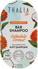 Festes Shampoo für trockenes Haar mit Kokosnuss und Calendula - Thalia Life Bar Shampoo