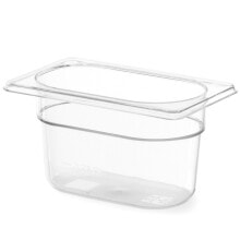 Transparent GN container made of polycarbonate GN 1/9, height 100 mm - Hendi 861820