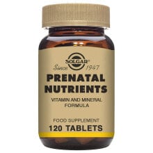 Витаминно-минеральные комплексы Solgar Prenatal Nutrients Комплекс витаминов и минералов для беременных и кормящих женщин 120 капсул